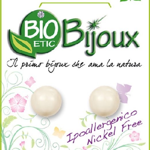 ORECCHINO PERLA 8MM CREAM