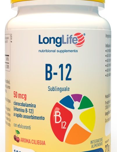 LONGLIFE B12 50MCG SUBL 100TAV