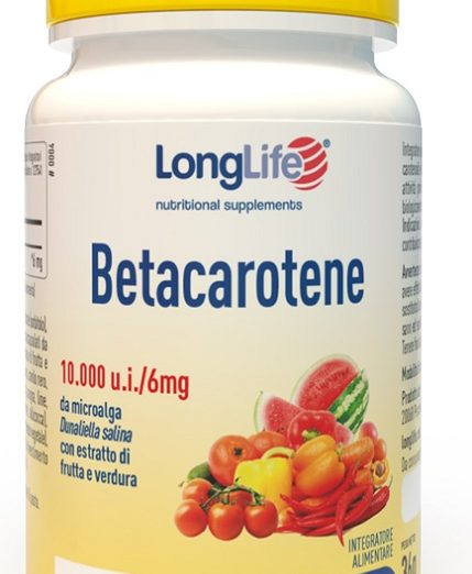 LONGLIFE BETACAROTENE 60CPR