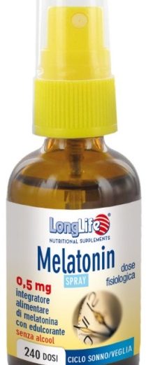 LONGLIFE MELATONIN SPRAY 0,5MG