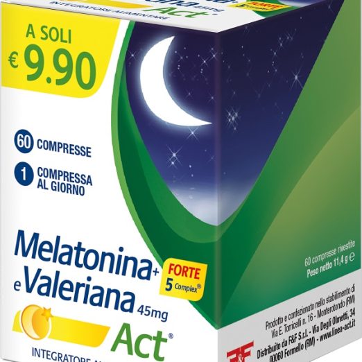 MELATONINA ACT +VAL+FT5C 60CPR