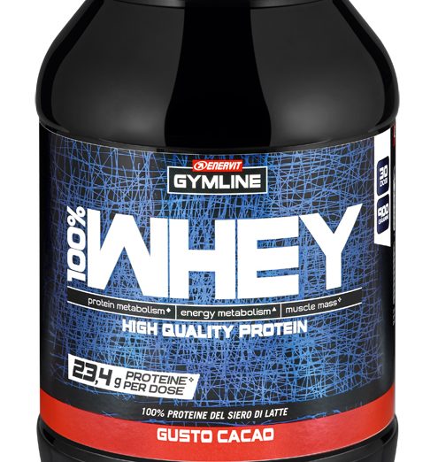 GYMLINE 100% WHEY C CACAO 900G