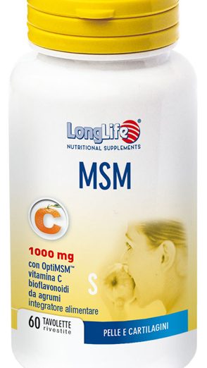 LONGLIFE MSM 1000MG 60TAV