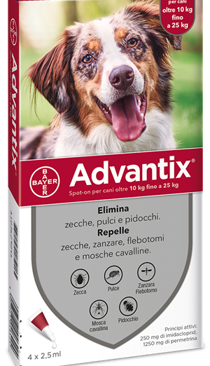 ADVANTIX SPOT ON 4PIP 10-25KG