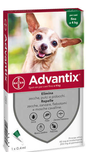 ADVANTIX SPOT ON 1PIP 0-4KG