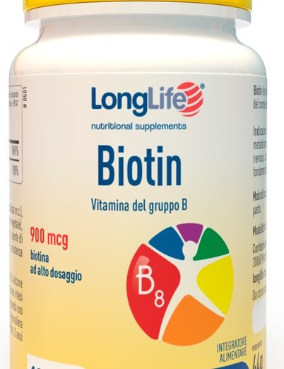 LONGLIFE BIOTIN 900MCG 100CPR