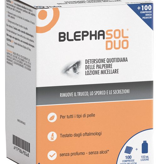 BLEPHASOL DUO 100ML+100 GARZE