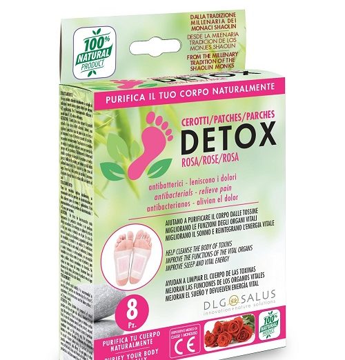 CEROTTI DETOX PIEDI ROSA 8PZ