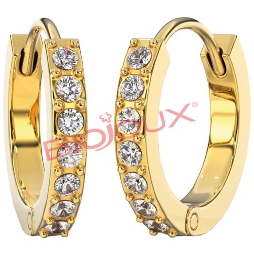 BJT991 ORECCHINI CRYSTAL HO GP