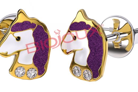 BJT702 ORECCHINI VIOLET UNI GP