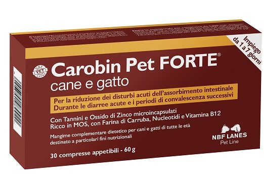 CAROBIN PET FORTE 30CPR