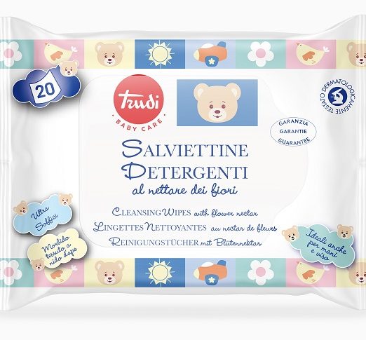 TRUDI BABY CARE SALV DET 20PZ